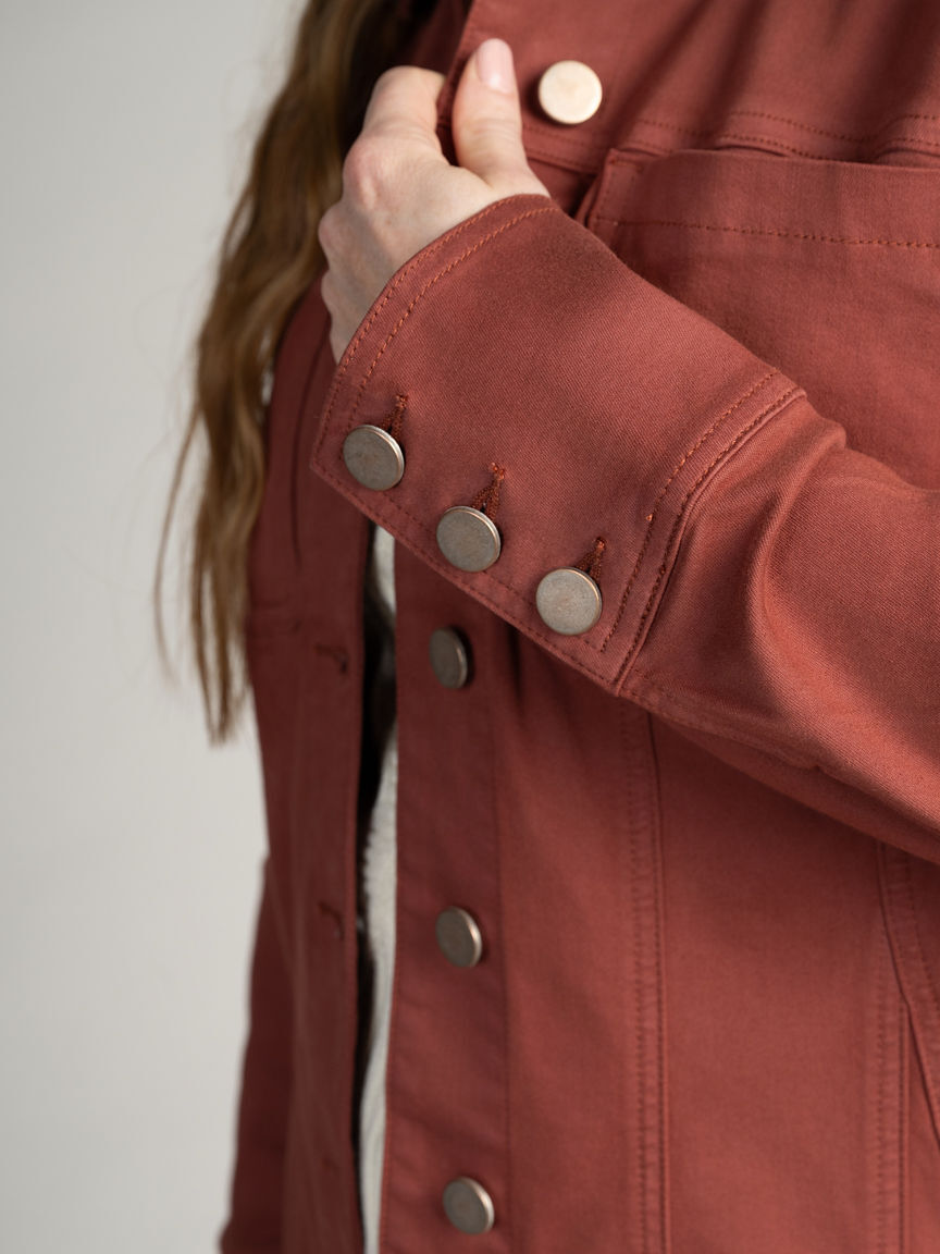 Denim Jacket with Inserts