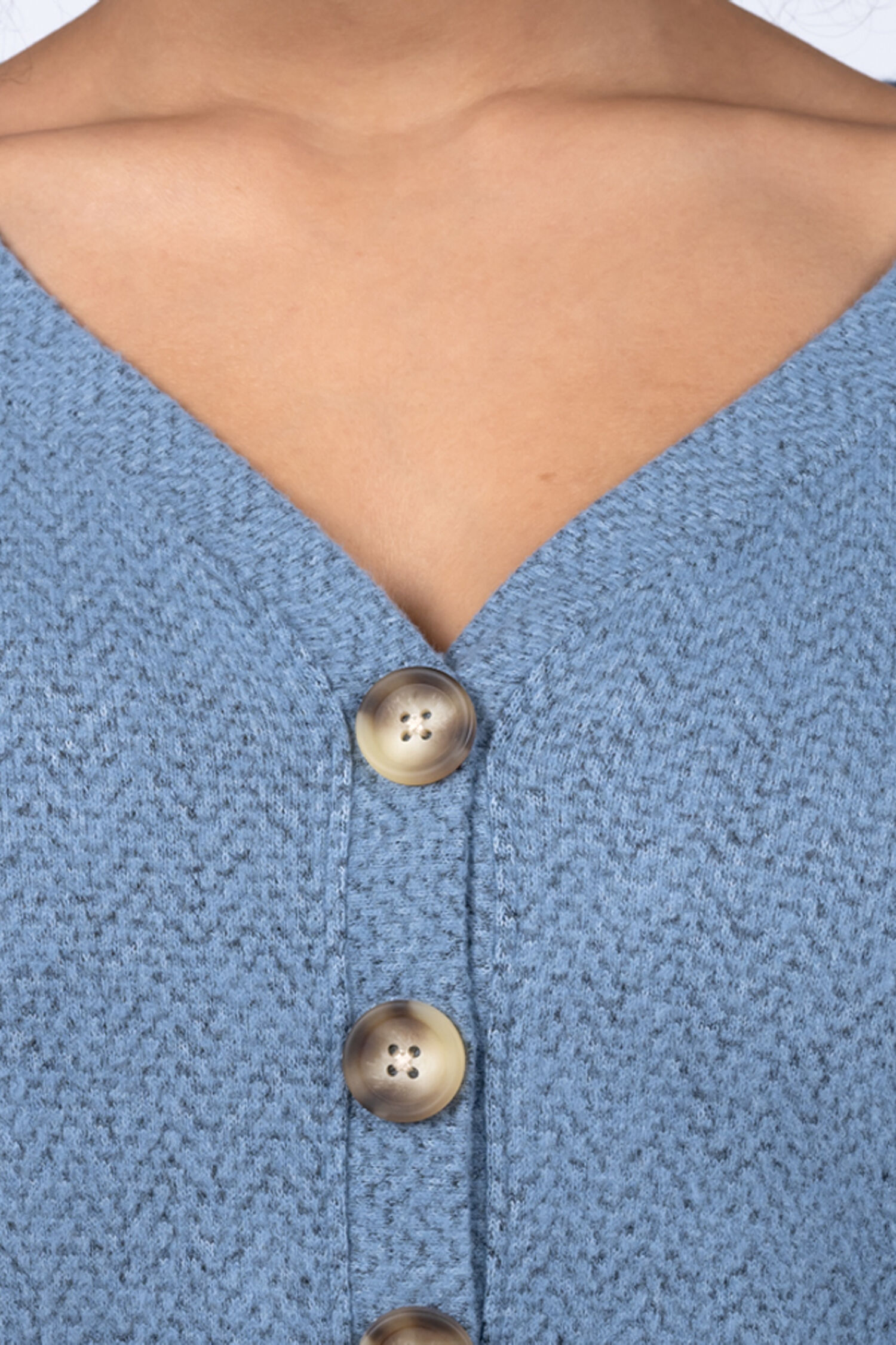 Relaxed Fit V-Neck Henley  Image 2