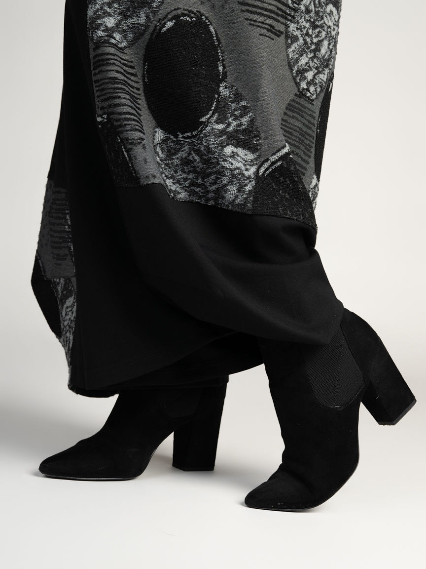 Pull-On Patchwork Pants