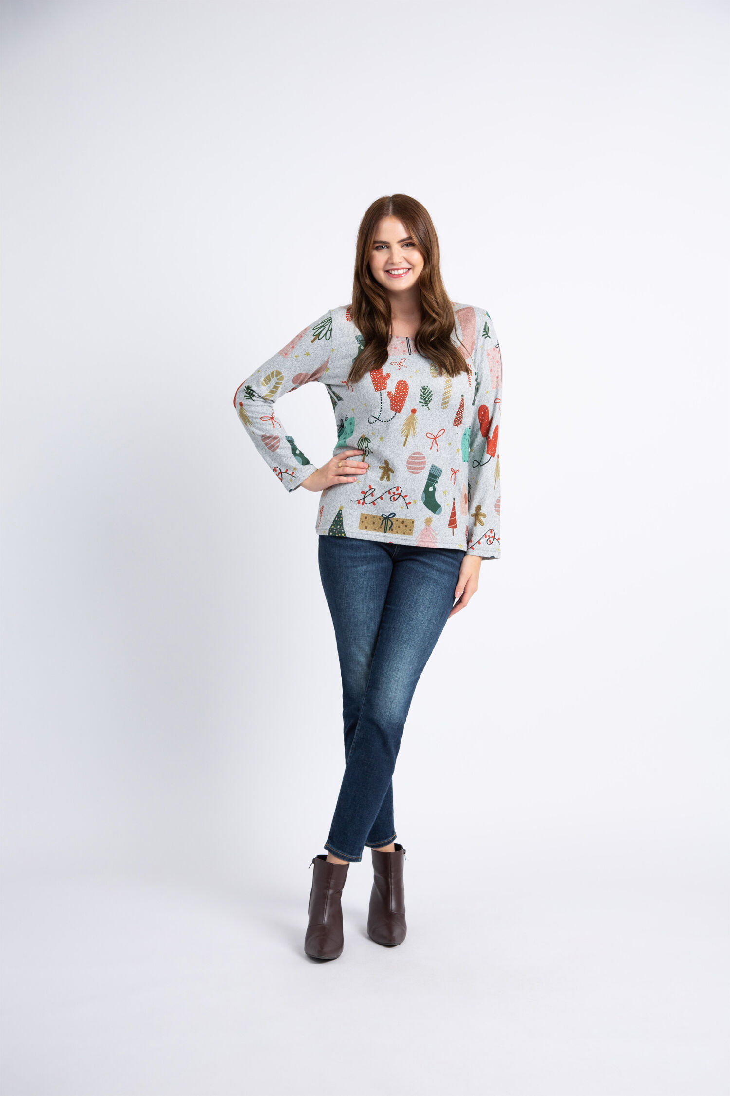 Long Sleeve Christmas Top  Image 1