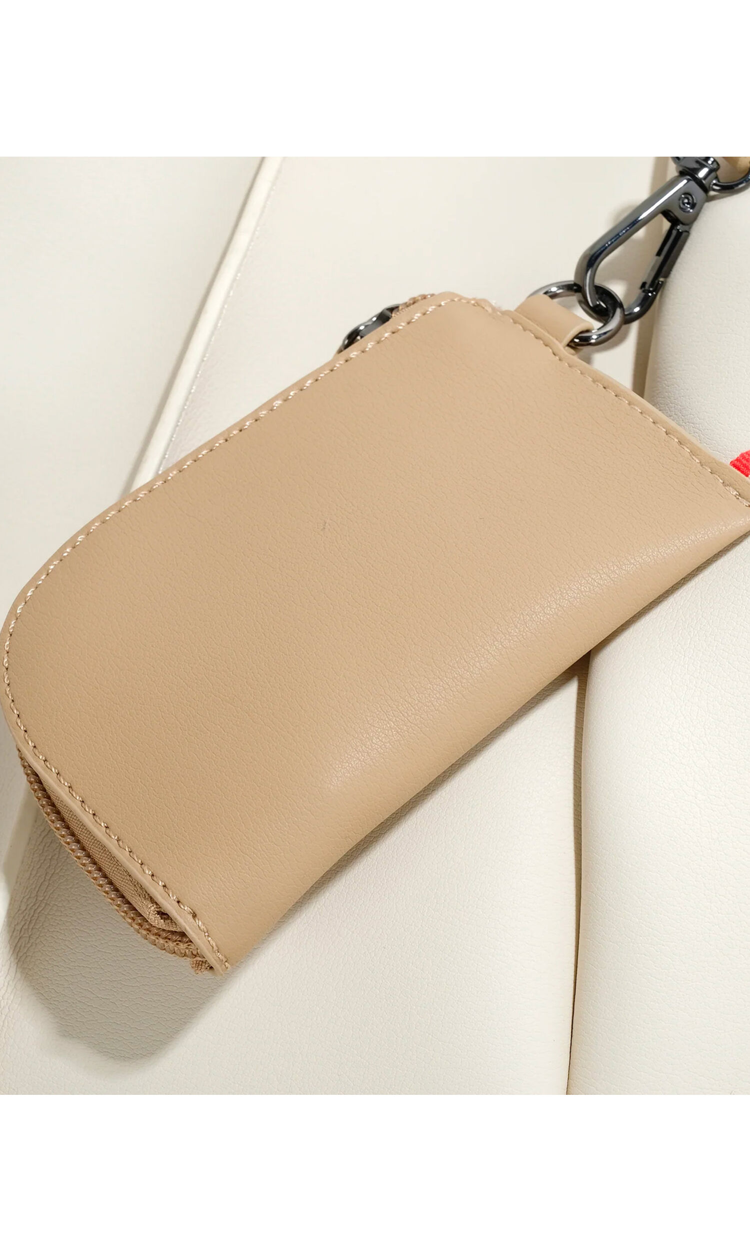 Unlined Vegan Leather Tote Image 4