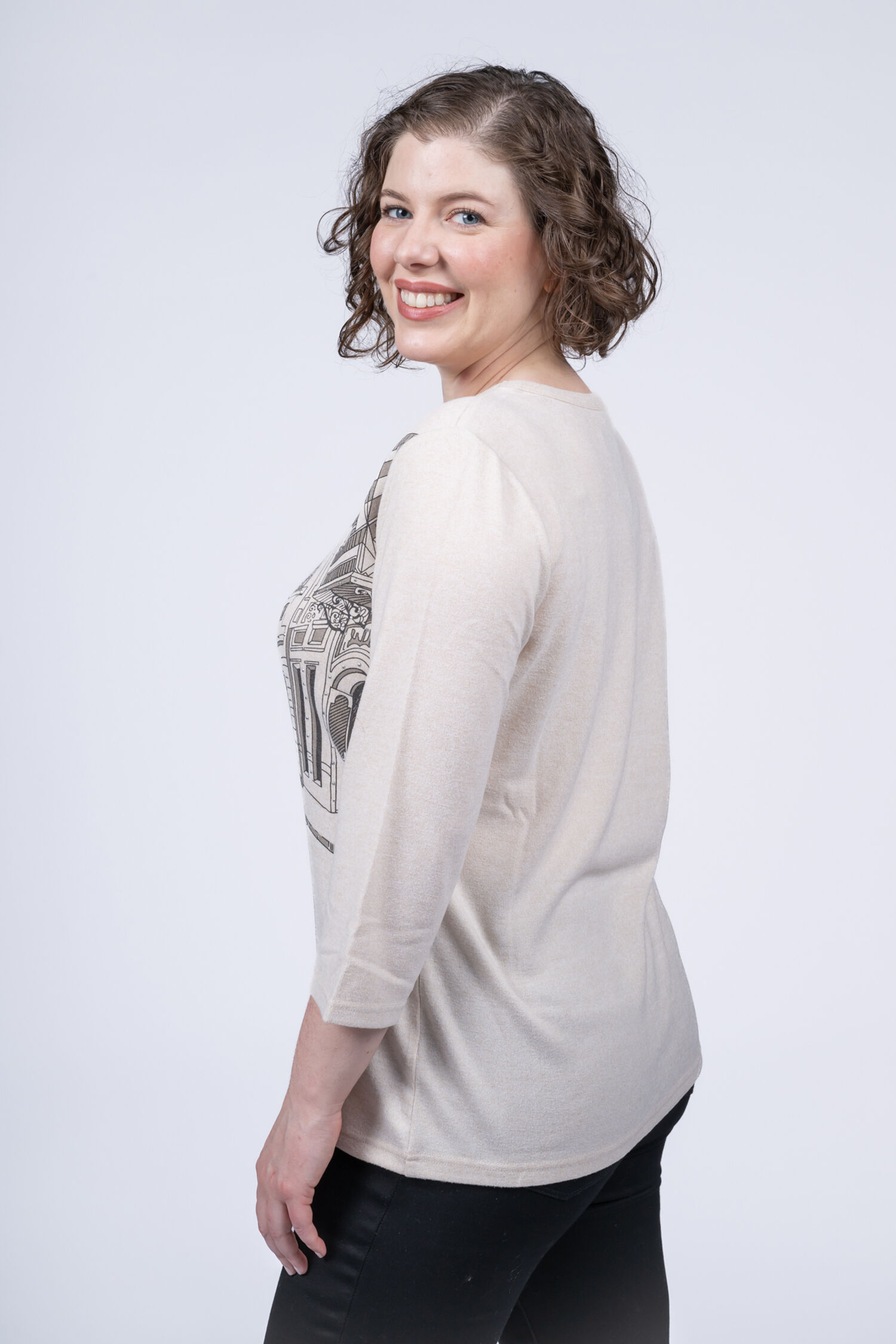 Shopping in London Long Sleeve Top Image 3