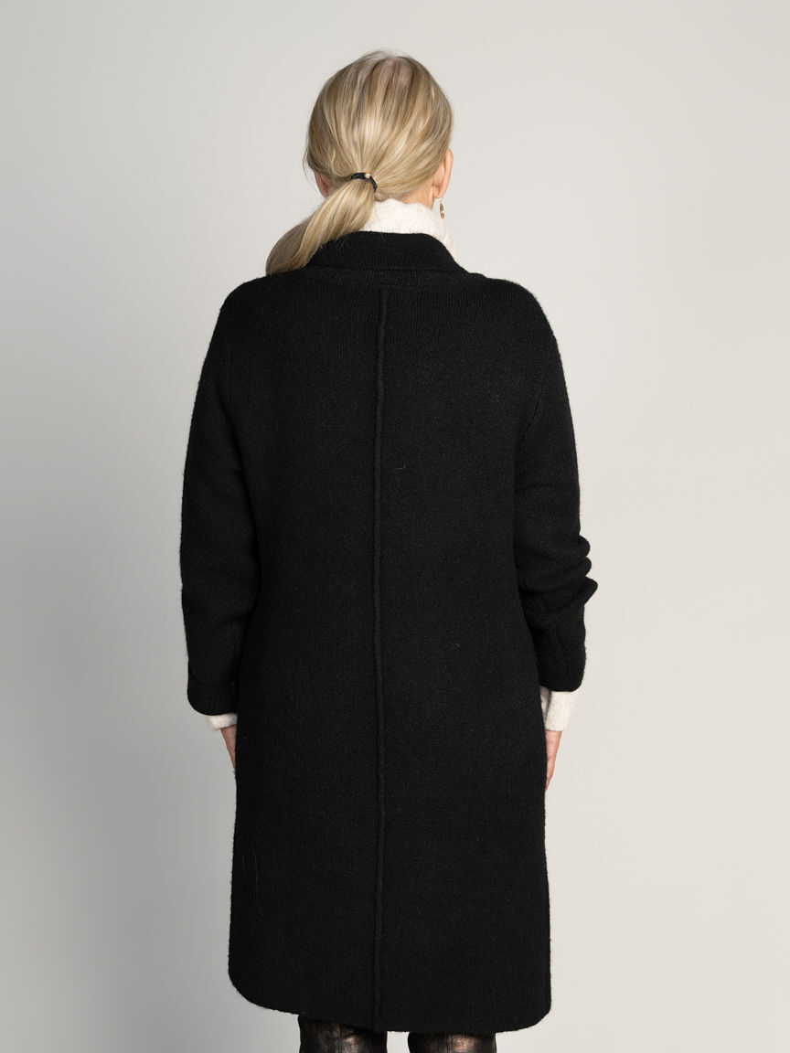 Knit Lapel Layering Coatigan