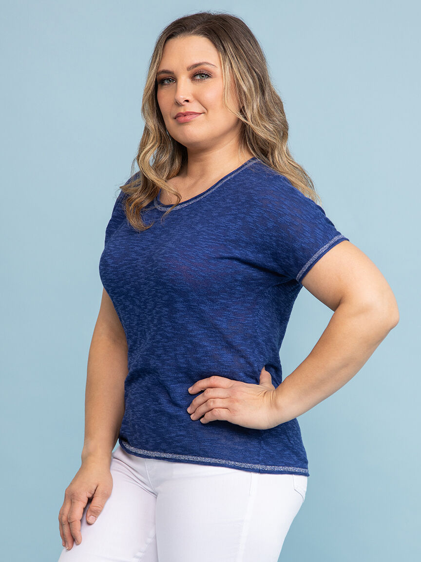 Art Collection Short Sleeve Cotton Top 