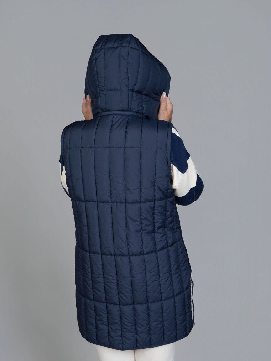 Reversible Quilted Hooded Vest