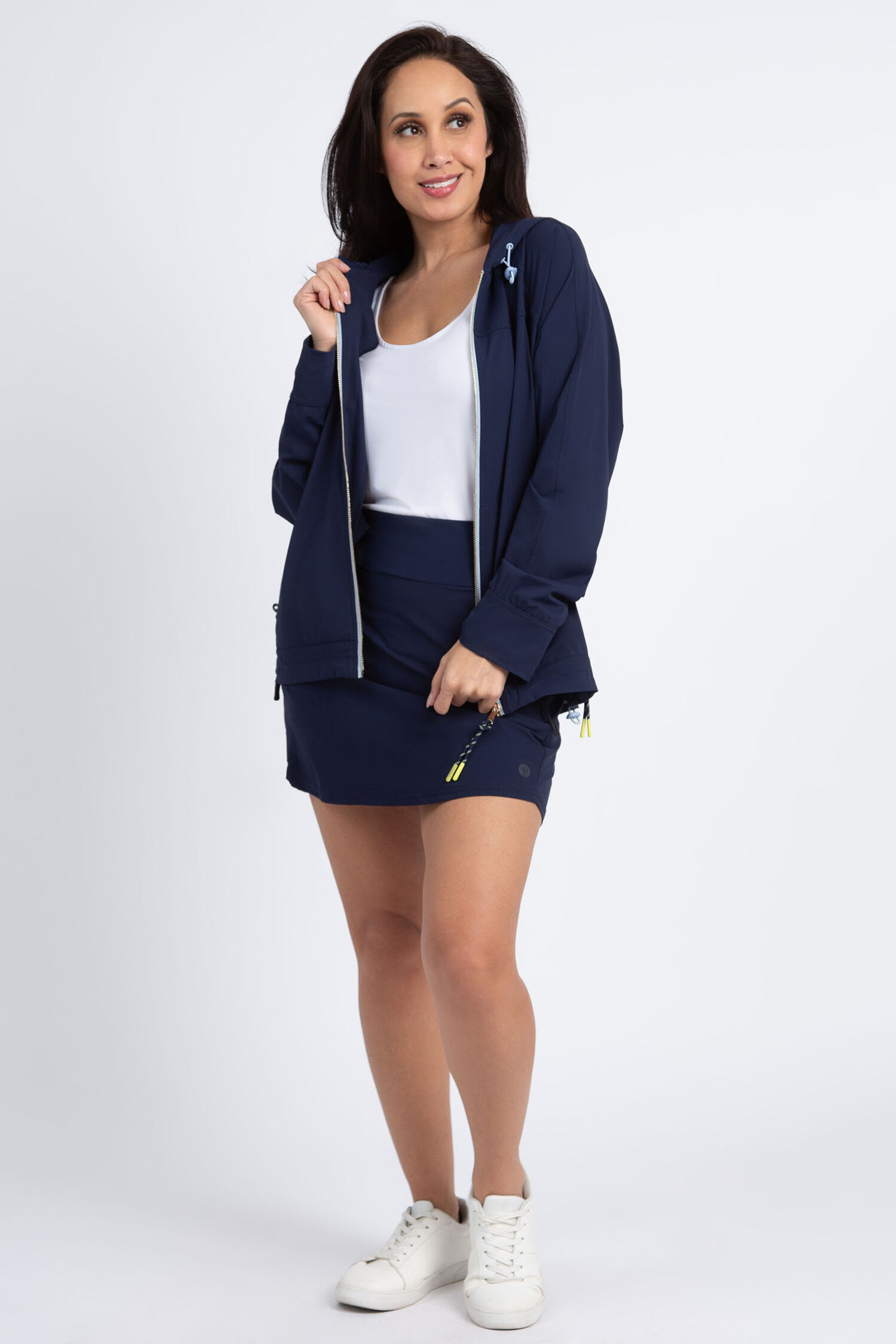 Long Sleeve Golf Jacket w/ Hood Image 3