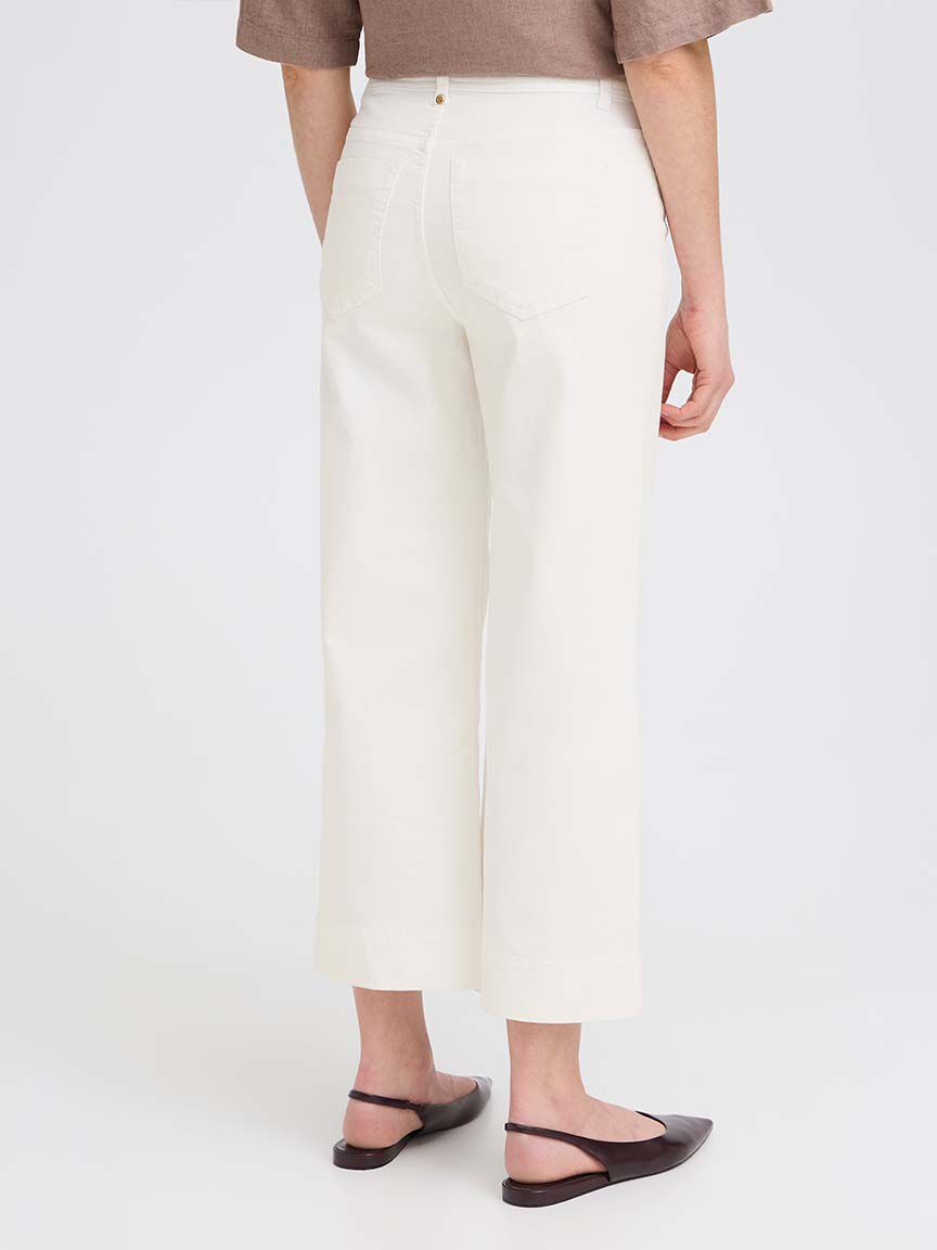 Cropped Wide Leg Jeans