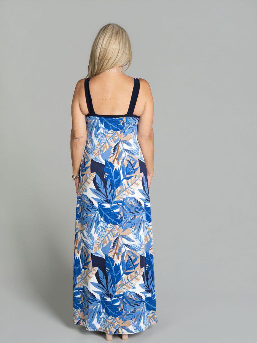  V-Neck Maxi Dress