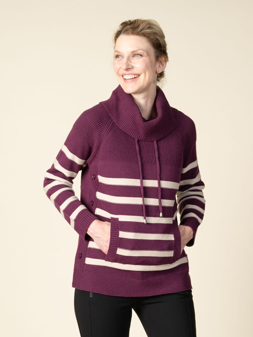 Long Sleeve Cowl Neck Sweater