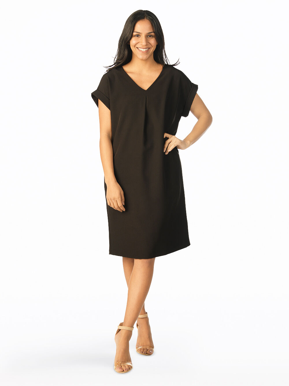 Sophisticated Shirt Dress Image 1