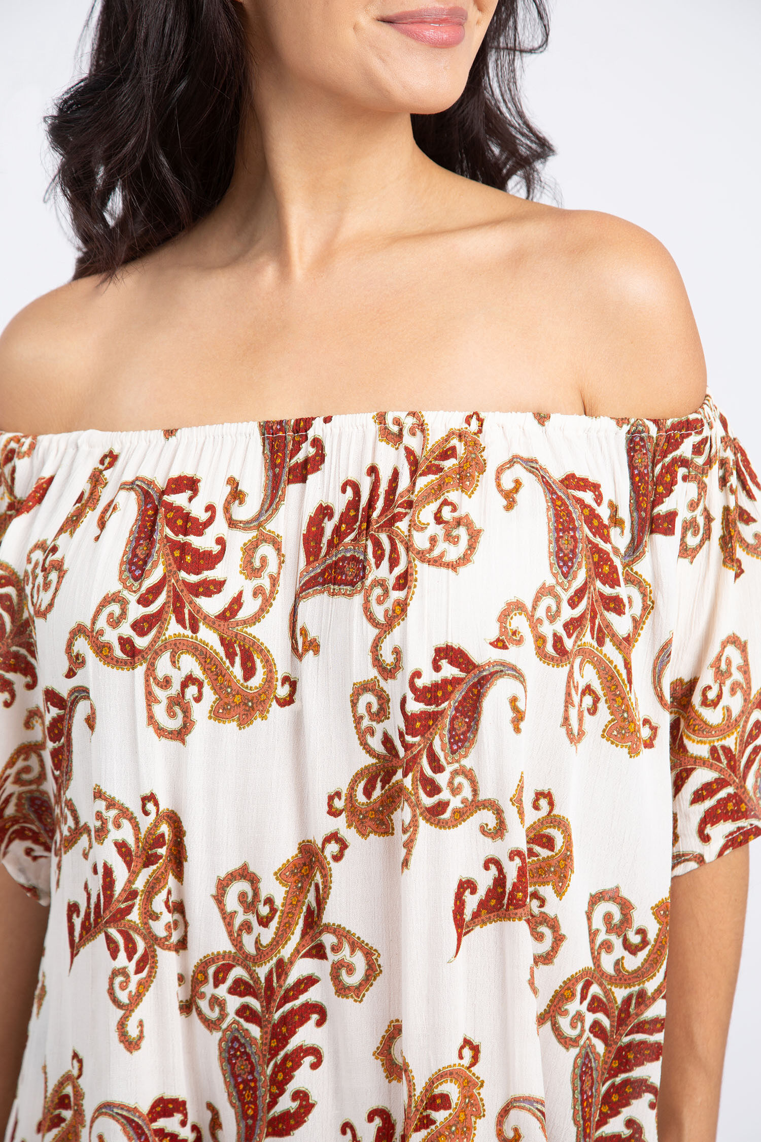 Wear Two Ways Paisley Print Dress Image 4