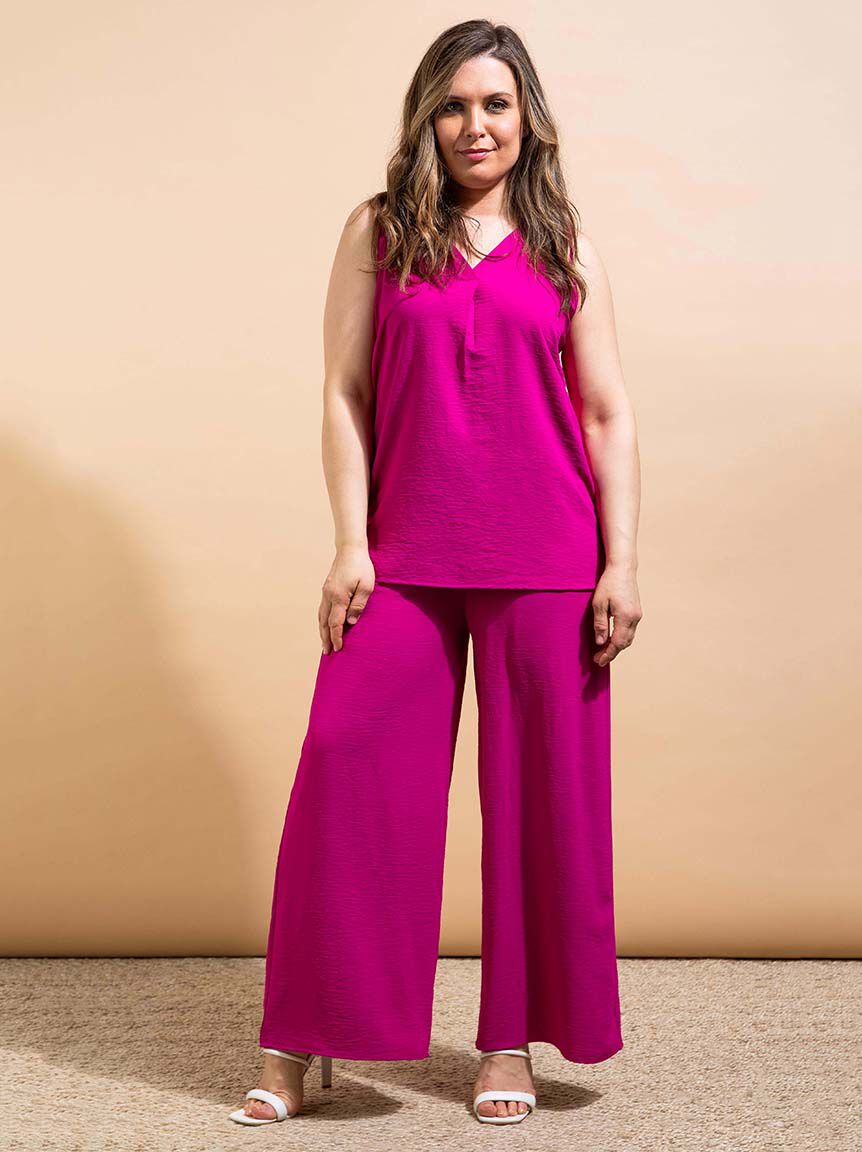 Sleeveless V-Neck Top