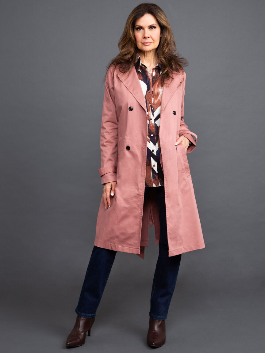 Belted Trench Coat Image 2