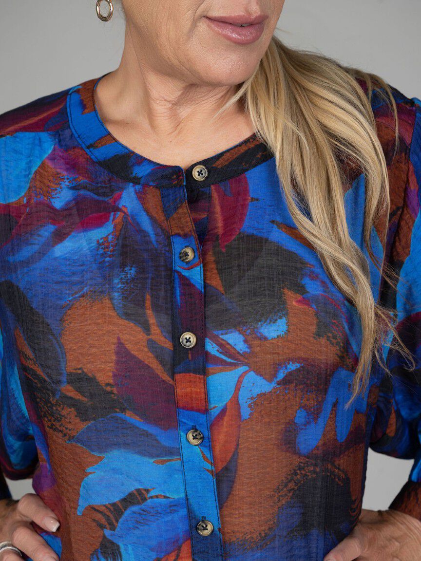 Flowy Dolman Sleeve Blouse
