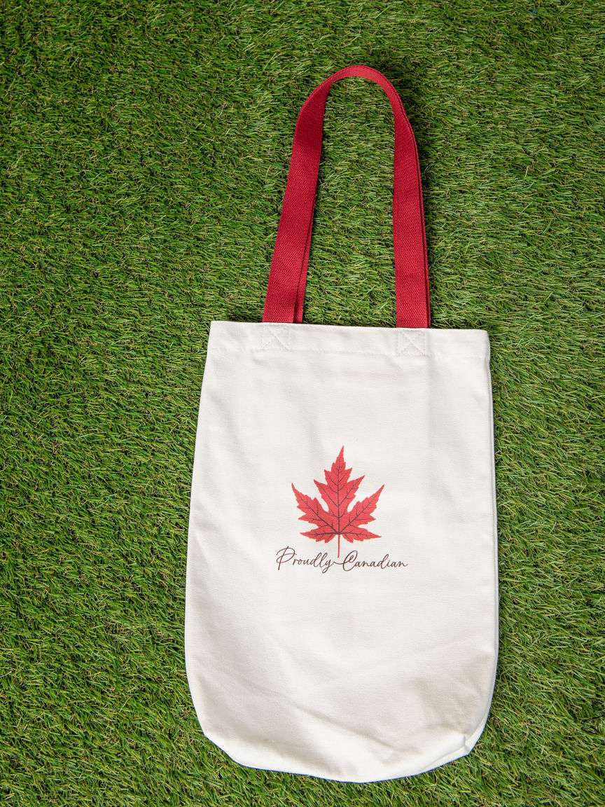Canvas Bag Maple Leaves Image 2