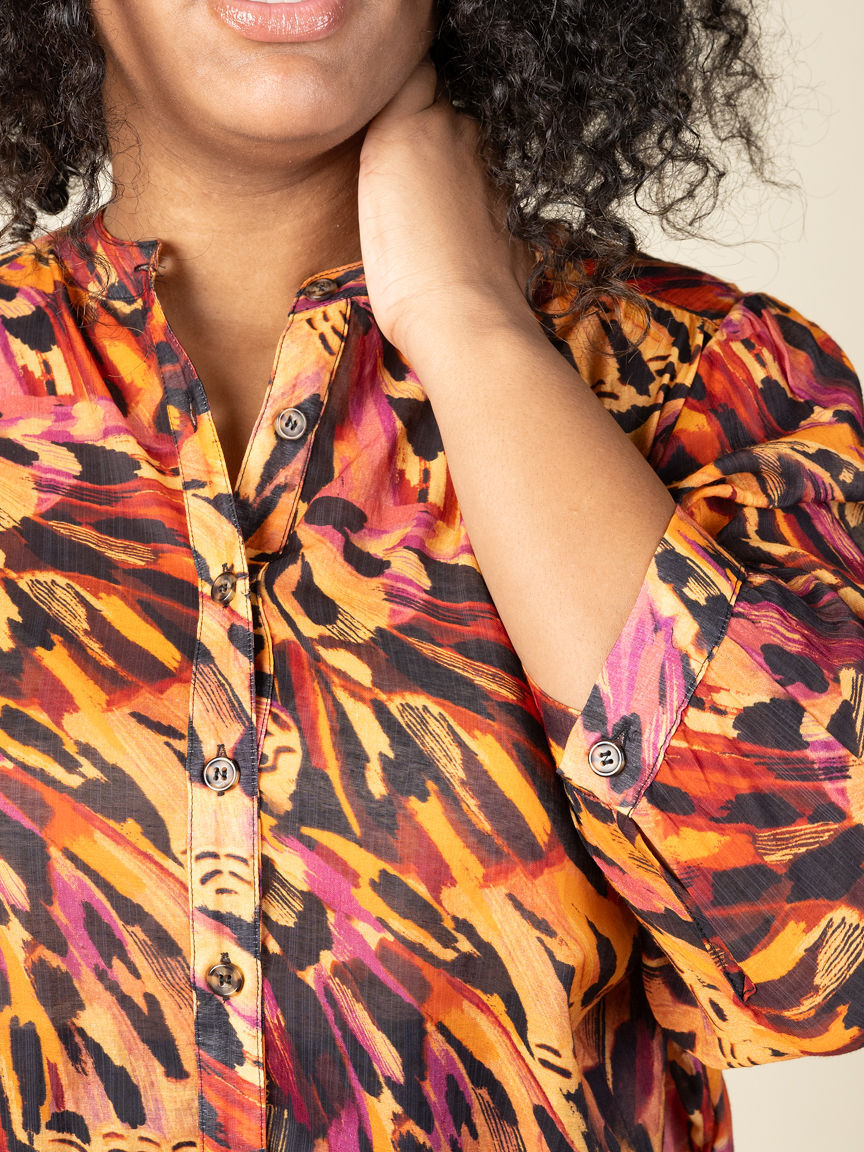 Flowy Dolman Sleeve Blouse