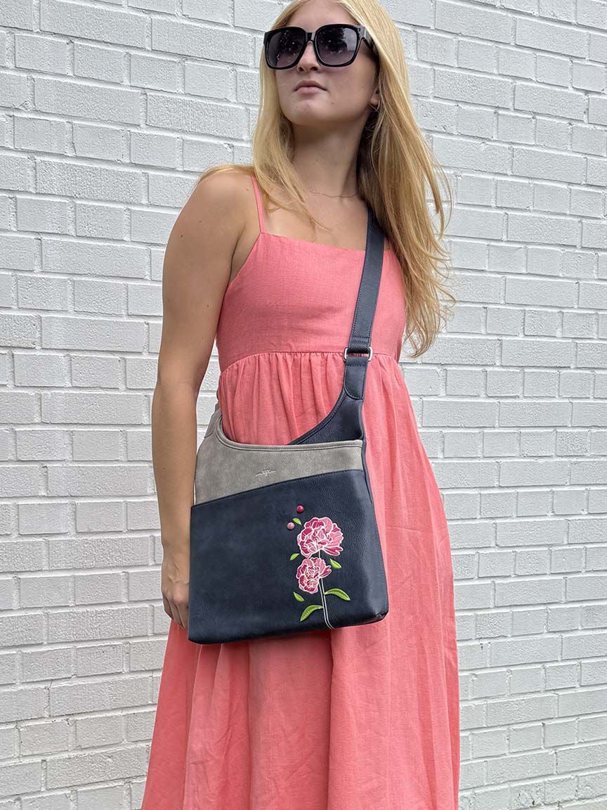 Peony Messenger Crossbody bag