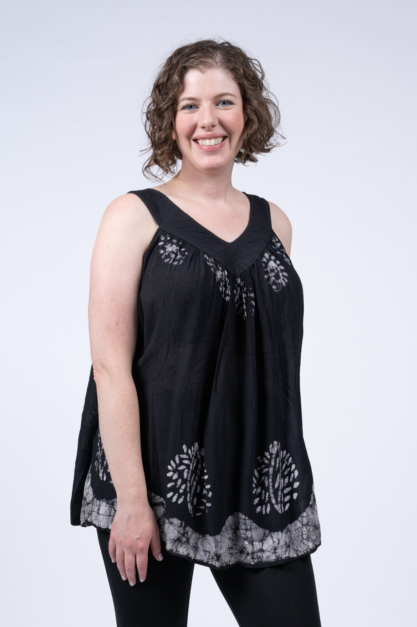 Neon Tie-Dye Tank Image 1