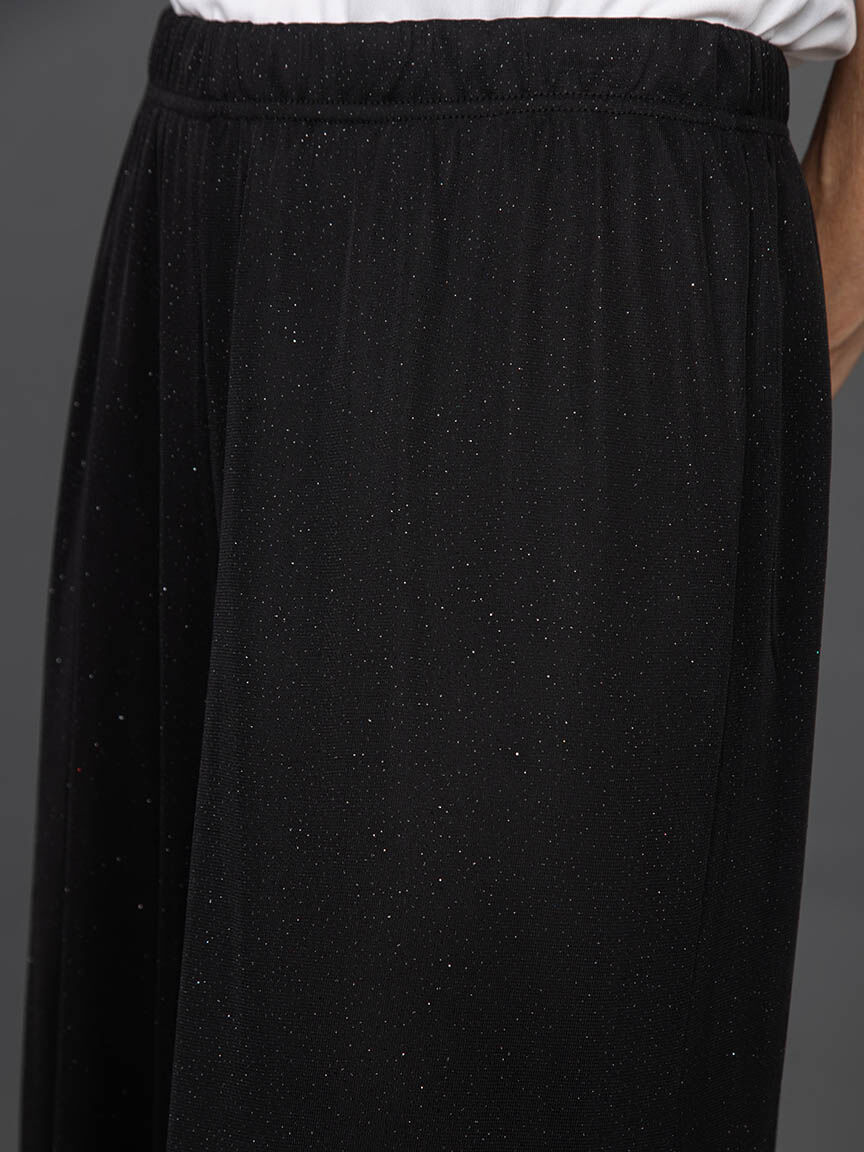 Lurex Lined Pull-On Pants