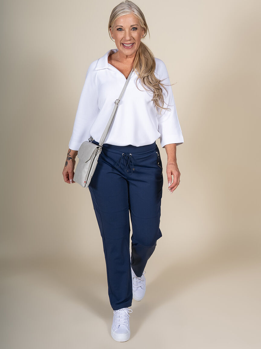 &frac34; Sleeve Top Image 1