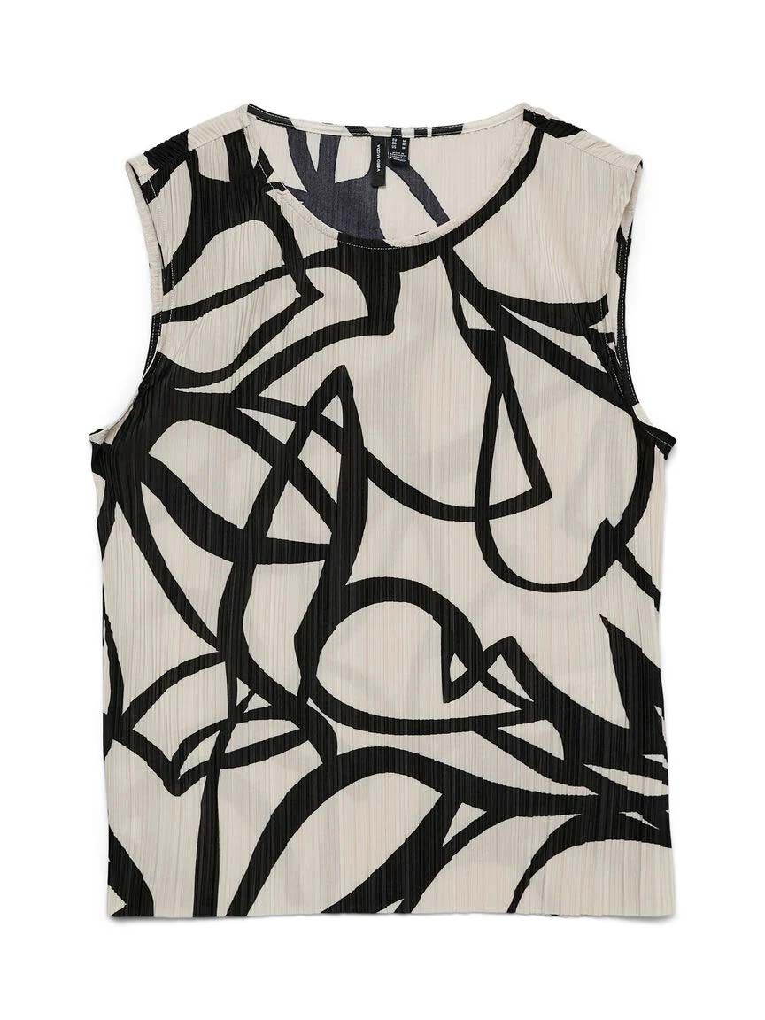 Lightweight Pleated Tank Top