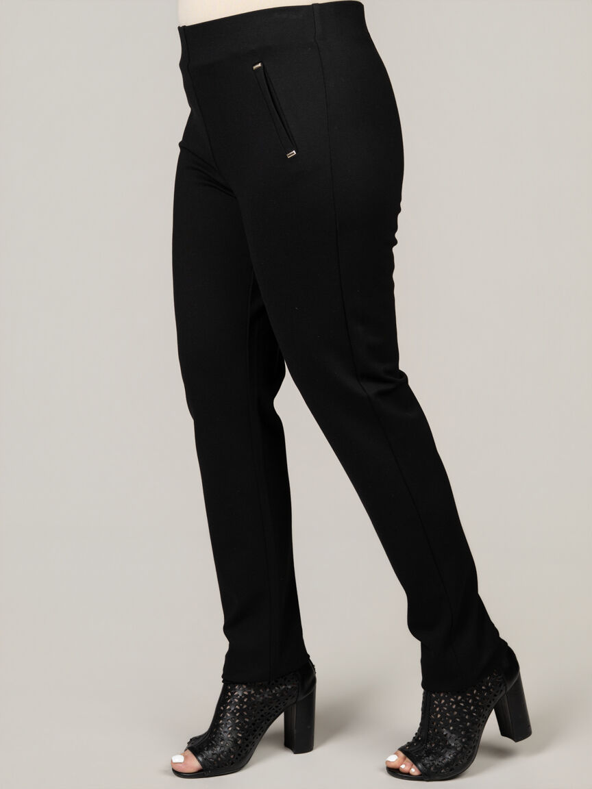 Pull-On Slim Leg Trousers