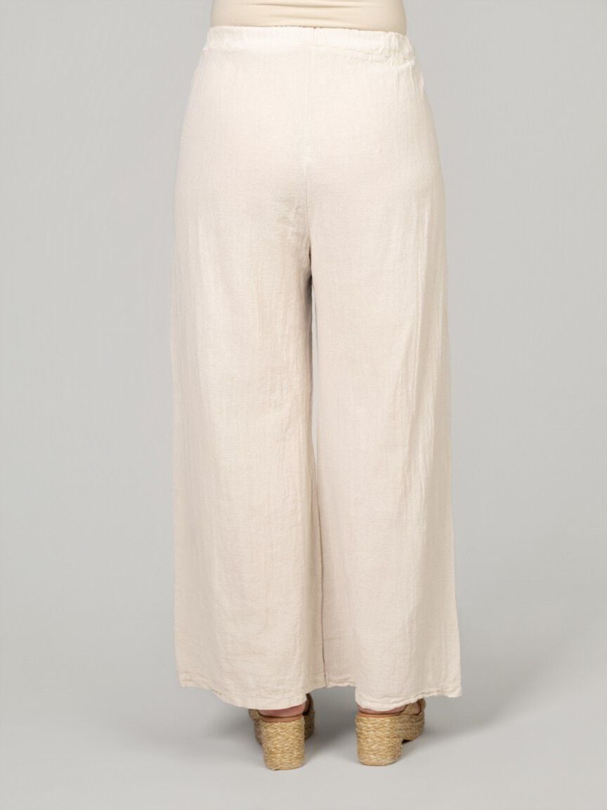 Wide Leg Pull-On Pants Image 4