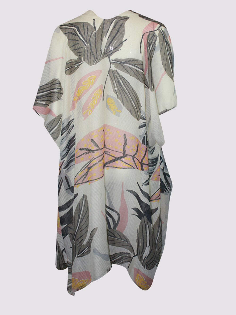 Leaf Print Kimono Image 2