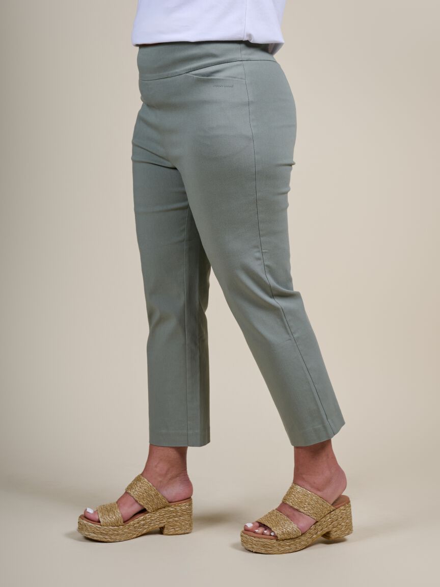 Tummy Control Capri Pull On Image 2