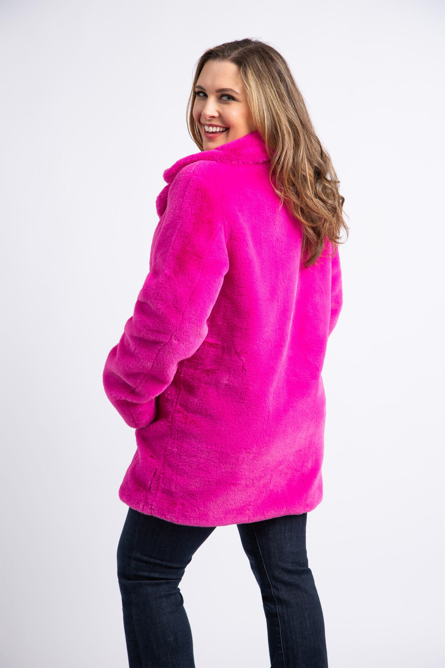 Faux Fur Coat Image 3