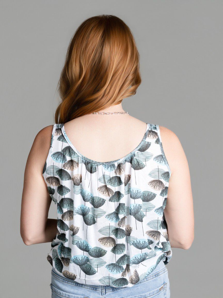 Sleeveless Flowy Top