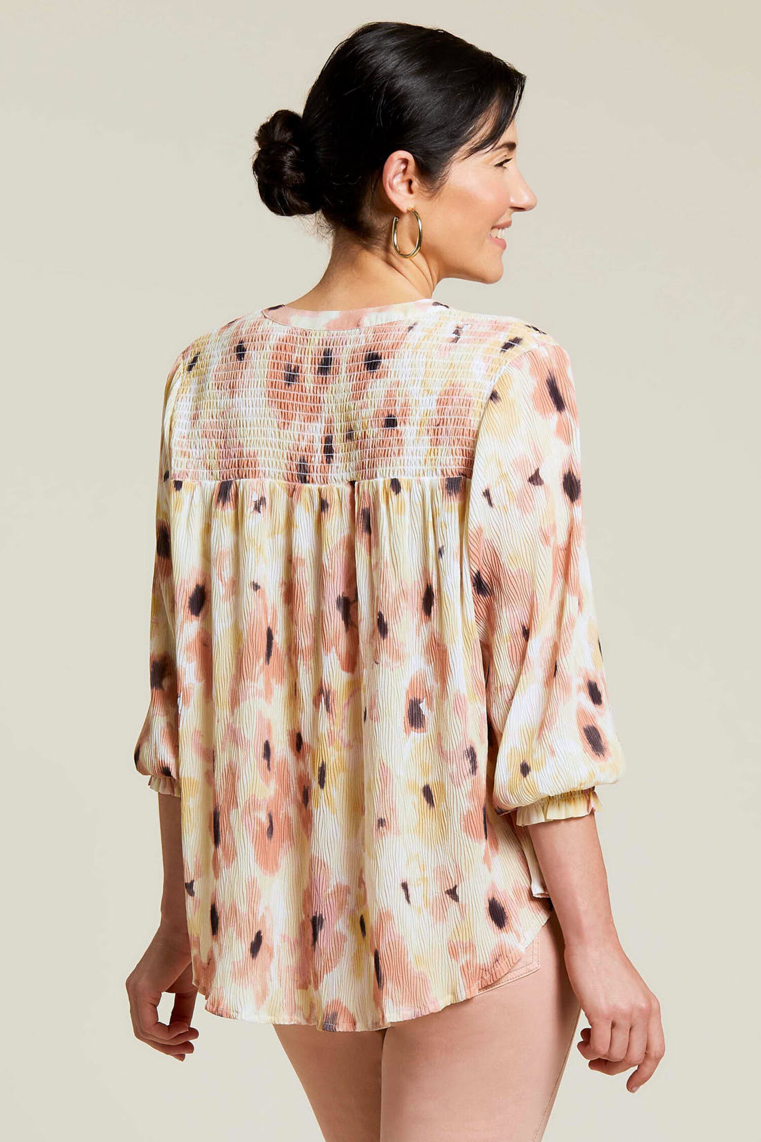 Smocking Notch Shirt  Image 2