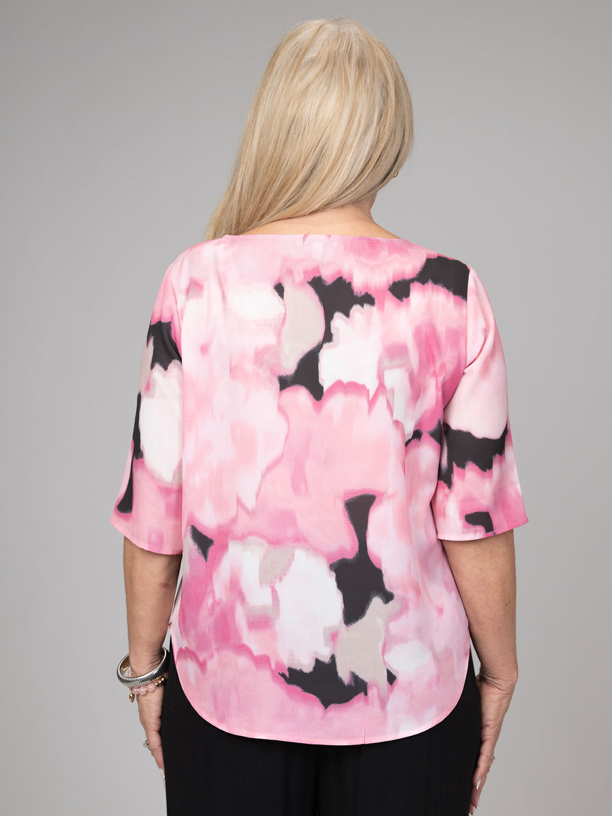 Half Sleeve Flowy Top