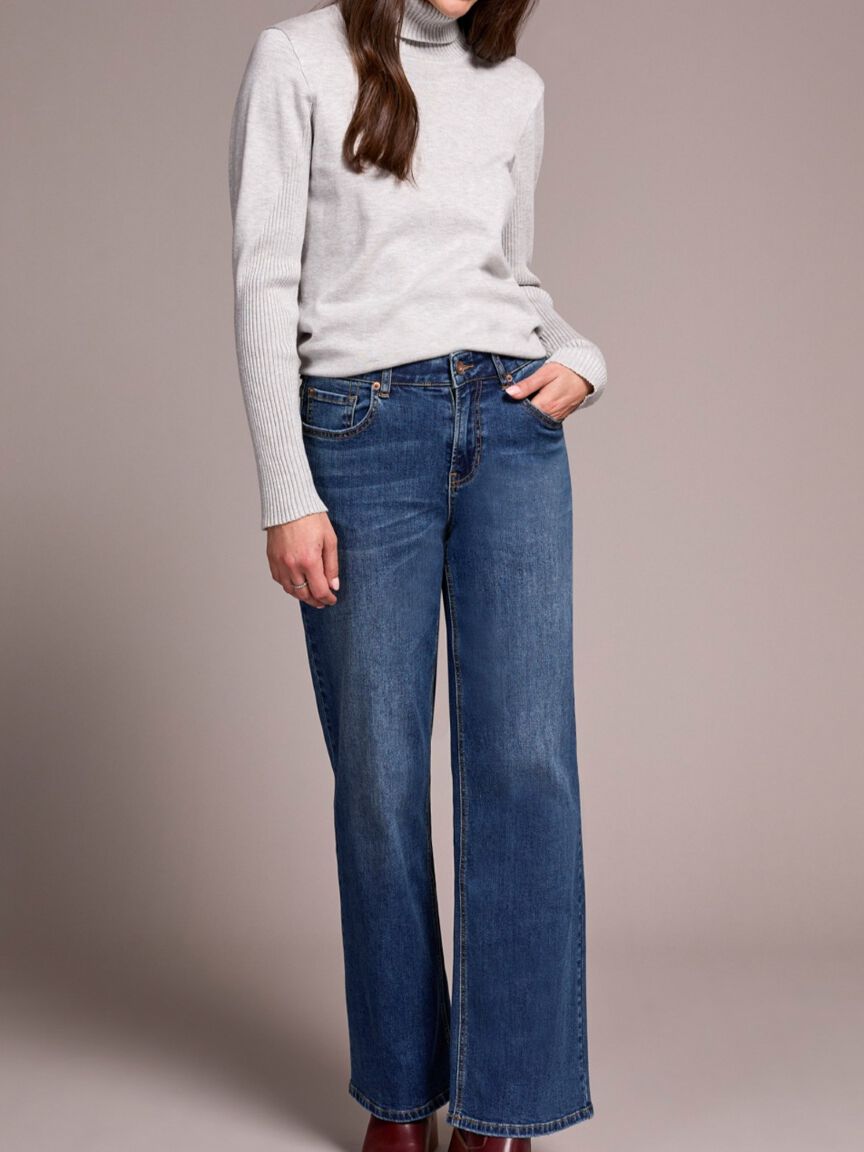Sophia Curvy Hugging Wide Leg Jeans Image 2