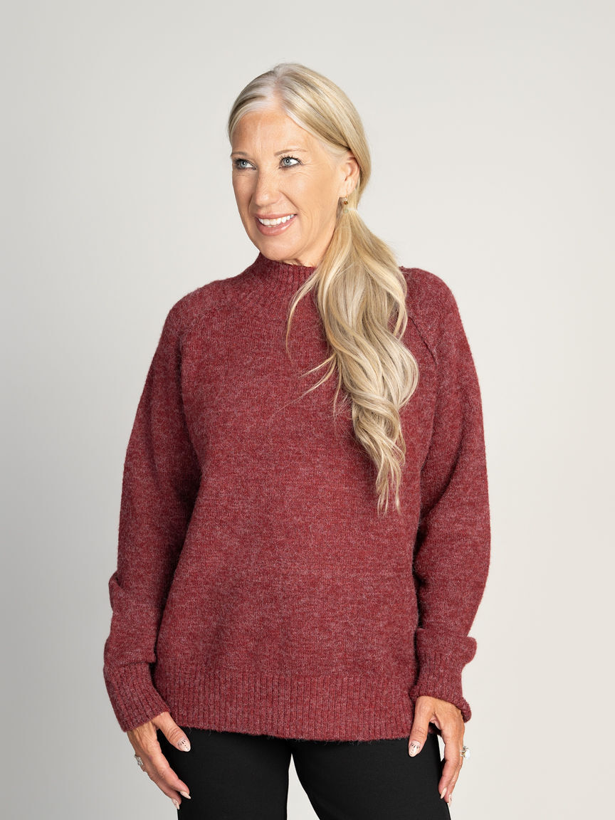 Cozy Mock Neck Sweater