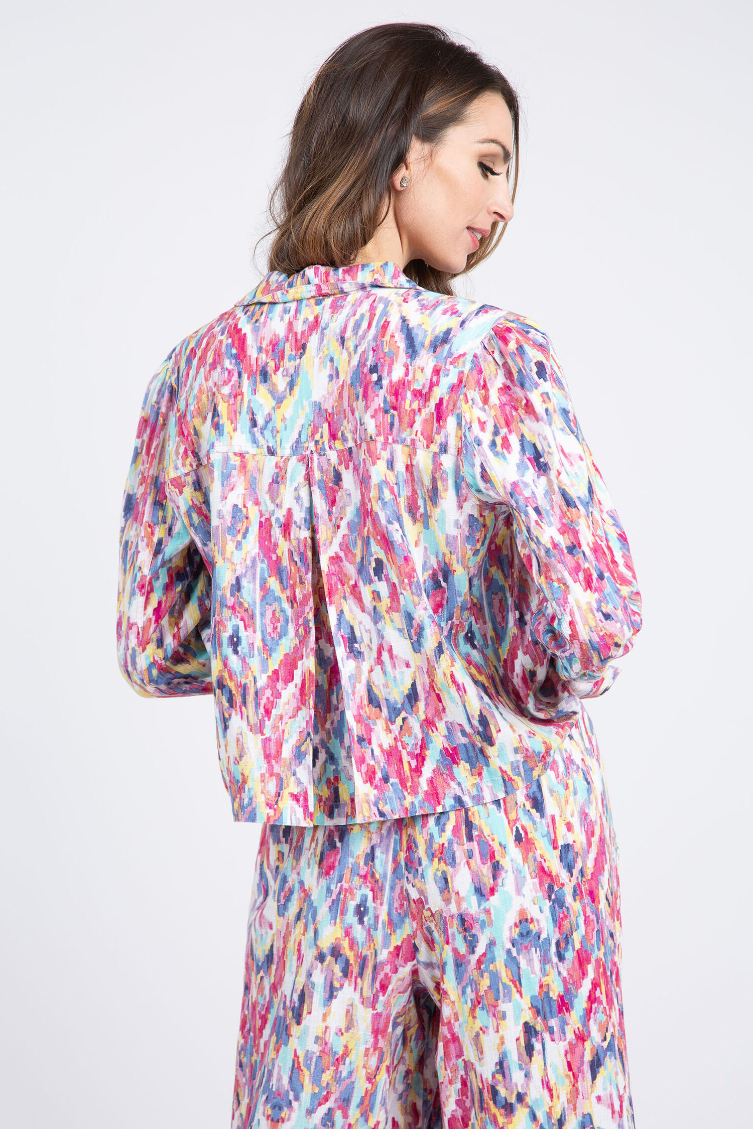 Printed button-Up Jacket Image 3
