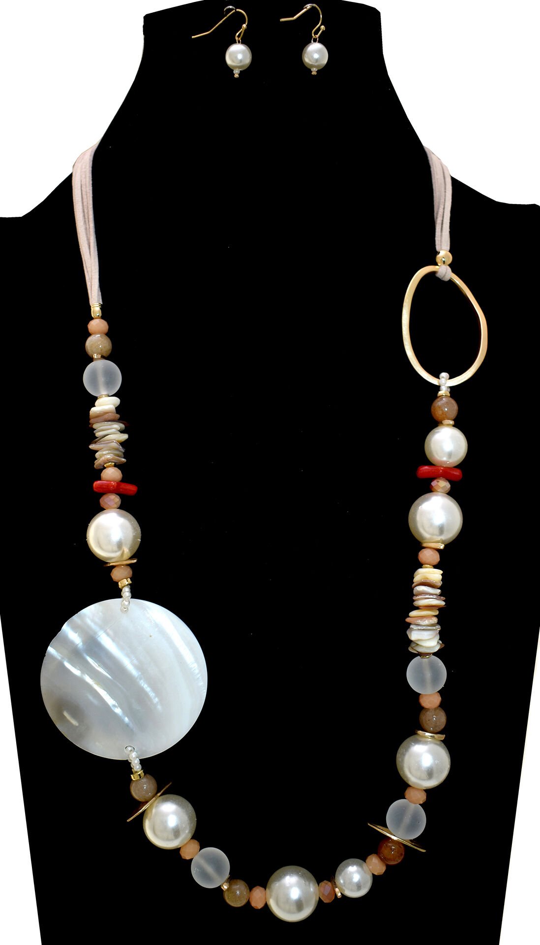 Pearl and Bead Necklace Set