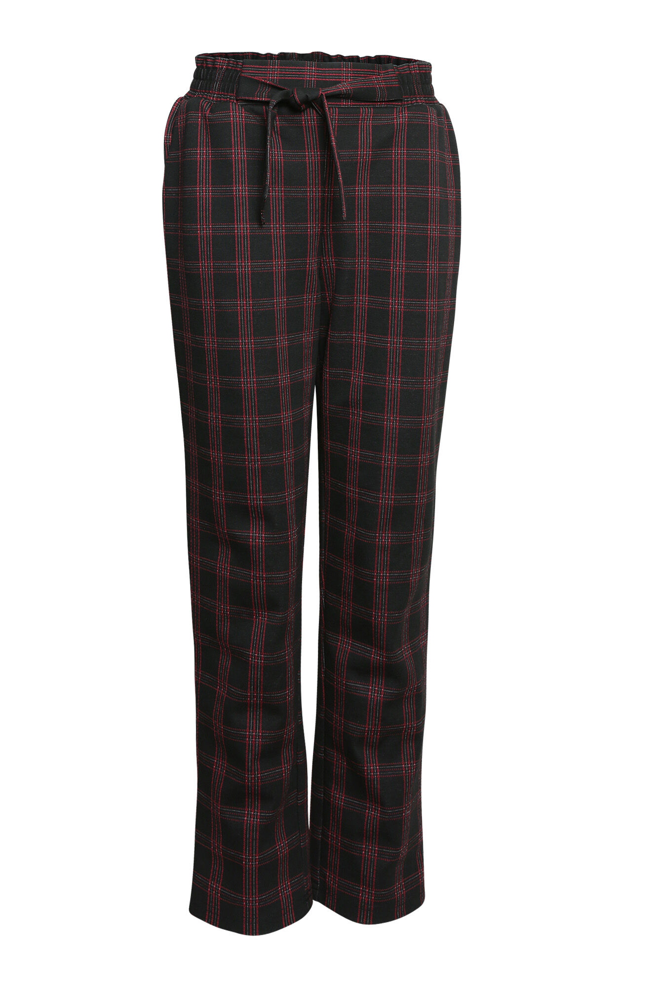 Plaid Paper Bag Pant Image 1