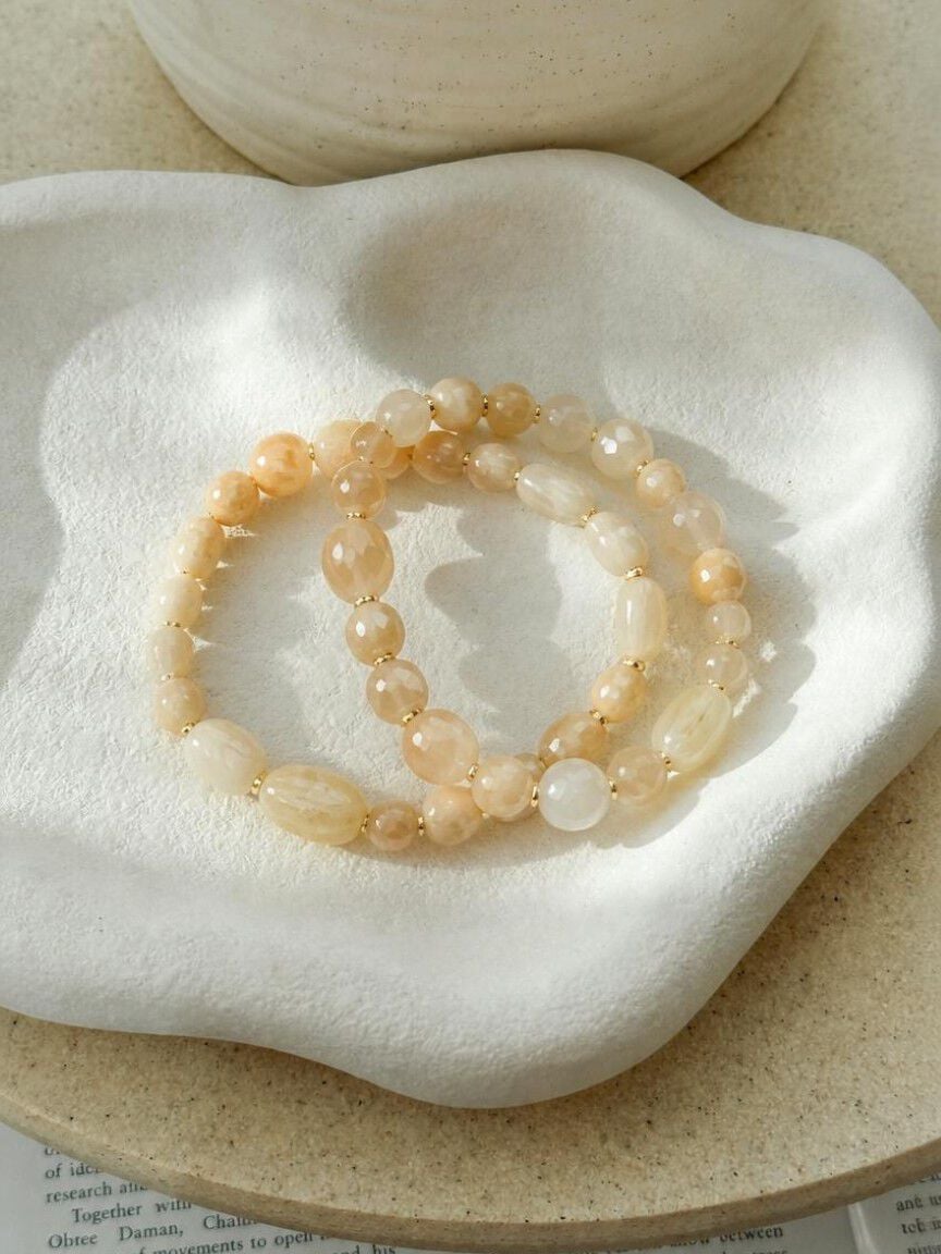 2 Piece Crystal Bracelet Set