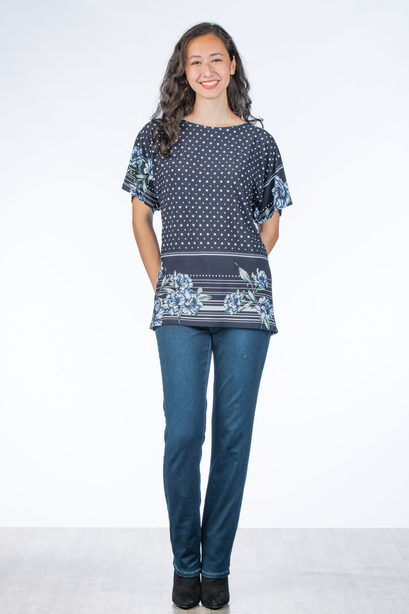 Fall Polkadot Top Image 3