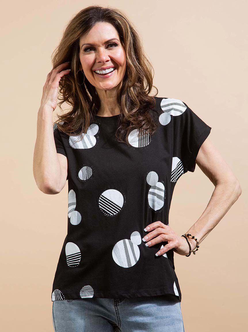 Black & White Hotfix Tee Image 2