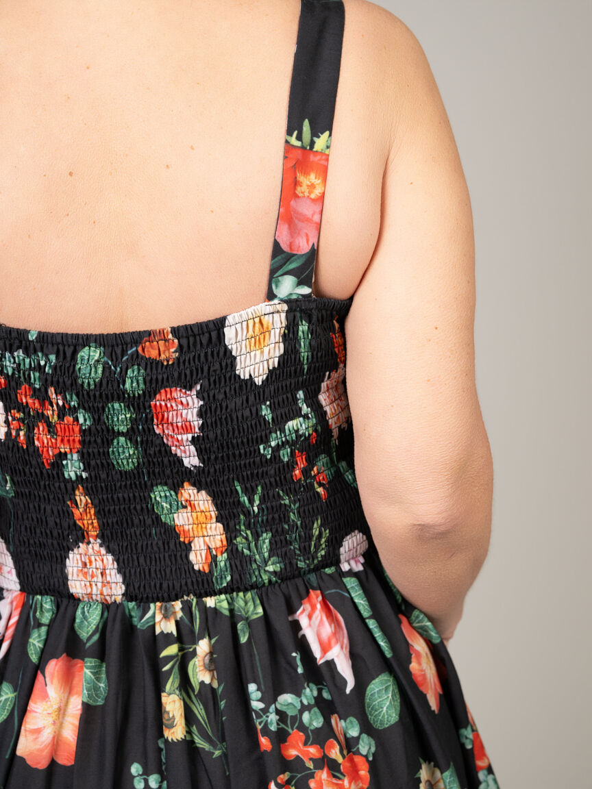 Sleeveless Tiered Summer Maxi Dress