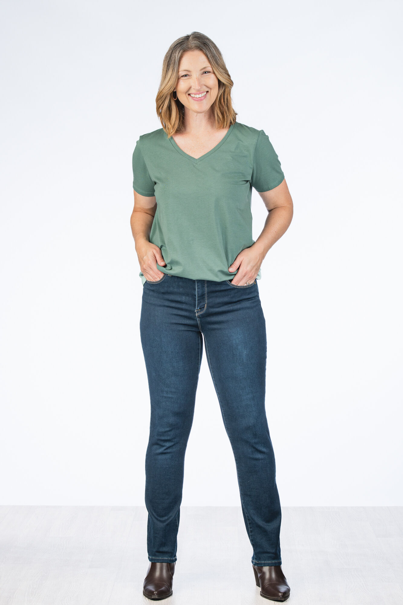 Solid Knit T-Shirt  Image 2