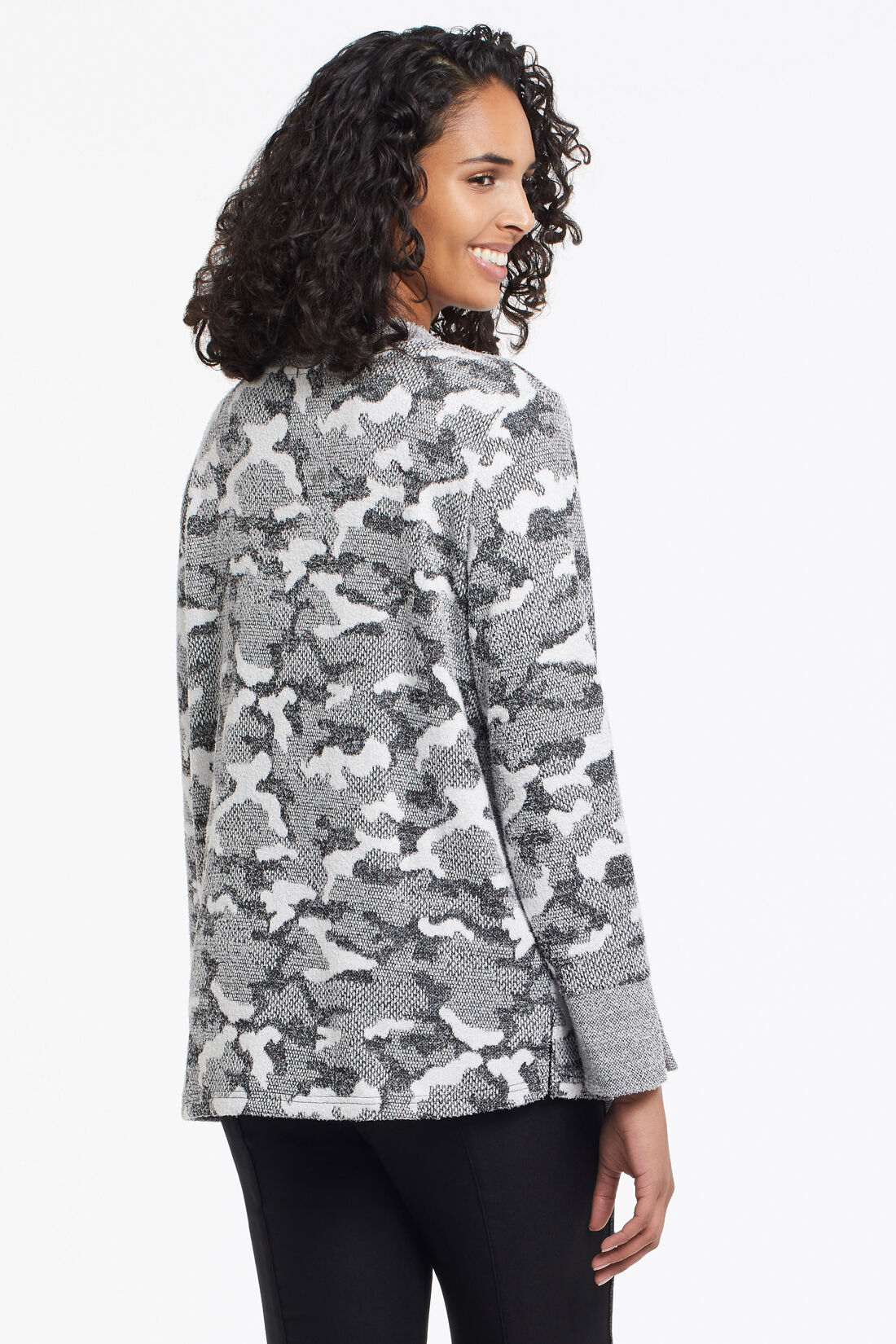 Soft Camouflage Sweater Image 2