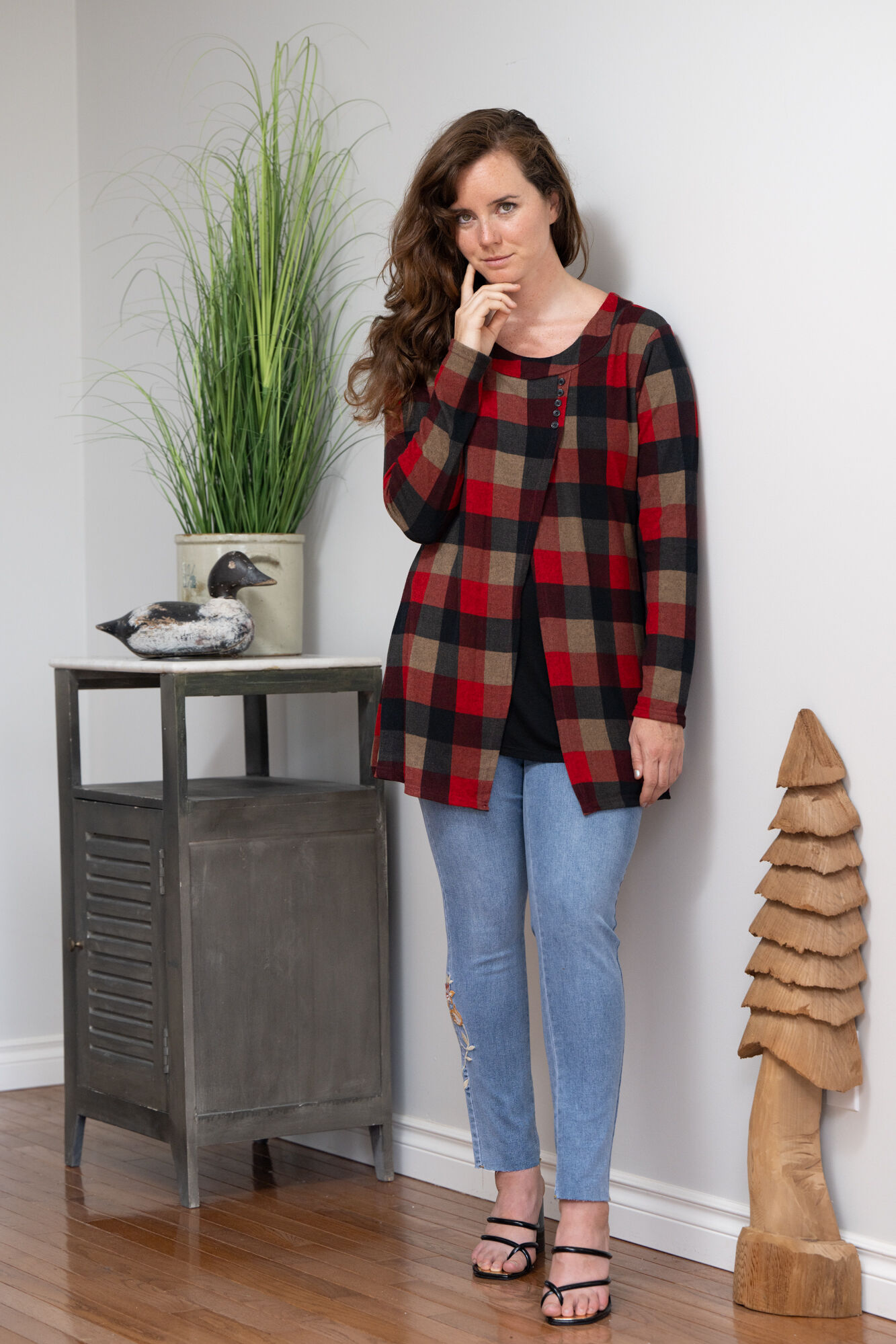 Plaid Prestige Checkered Tunic Image 2