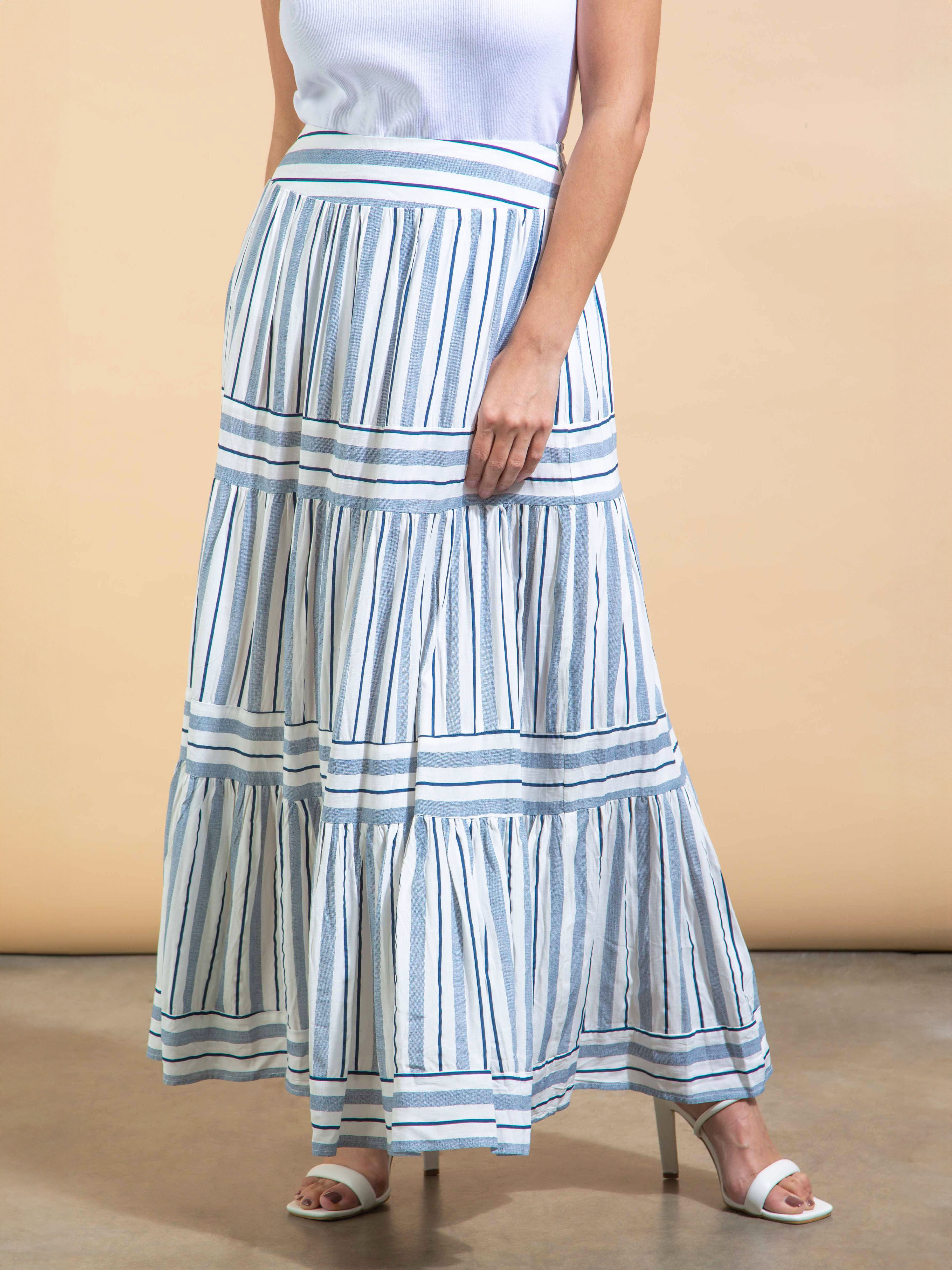 Tiered Maxi Skirt Image 2