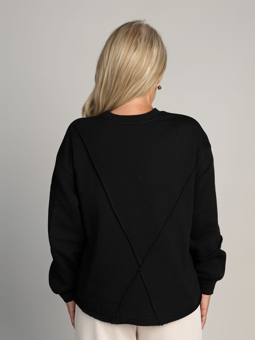 Asymmetrical Seam Sweater