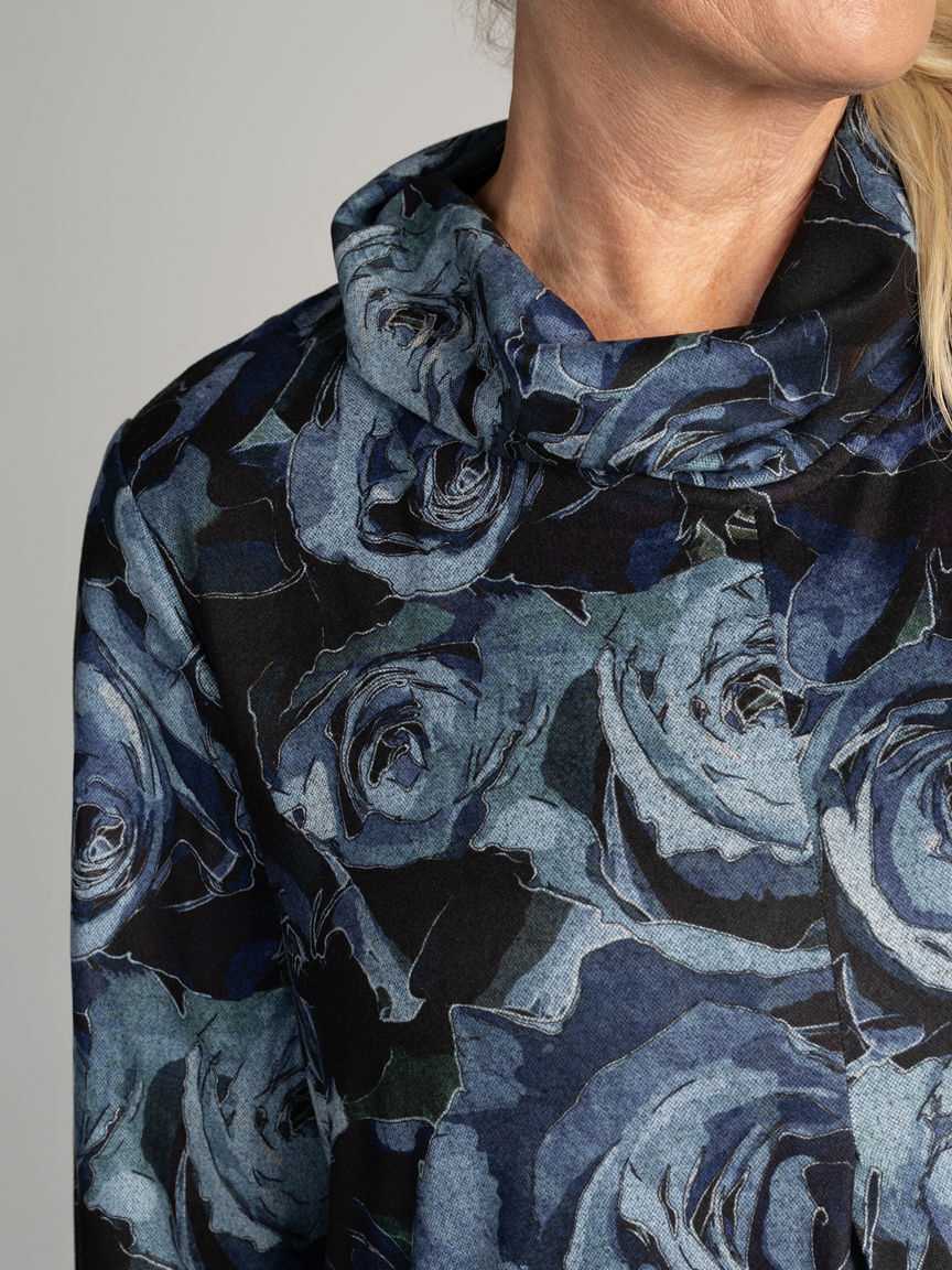 Cowl Neck Tunic With Pockets