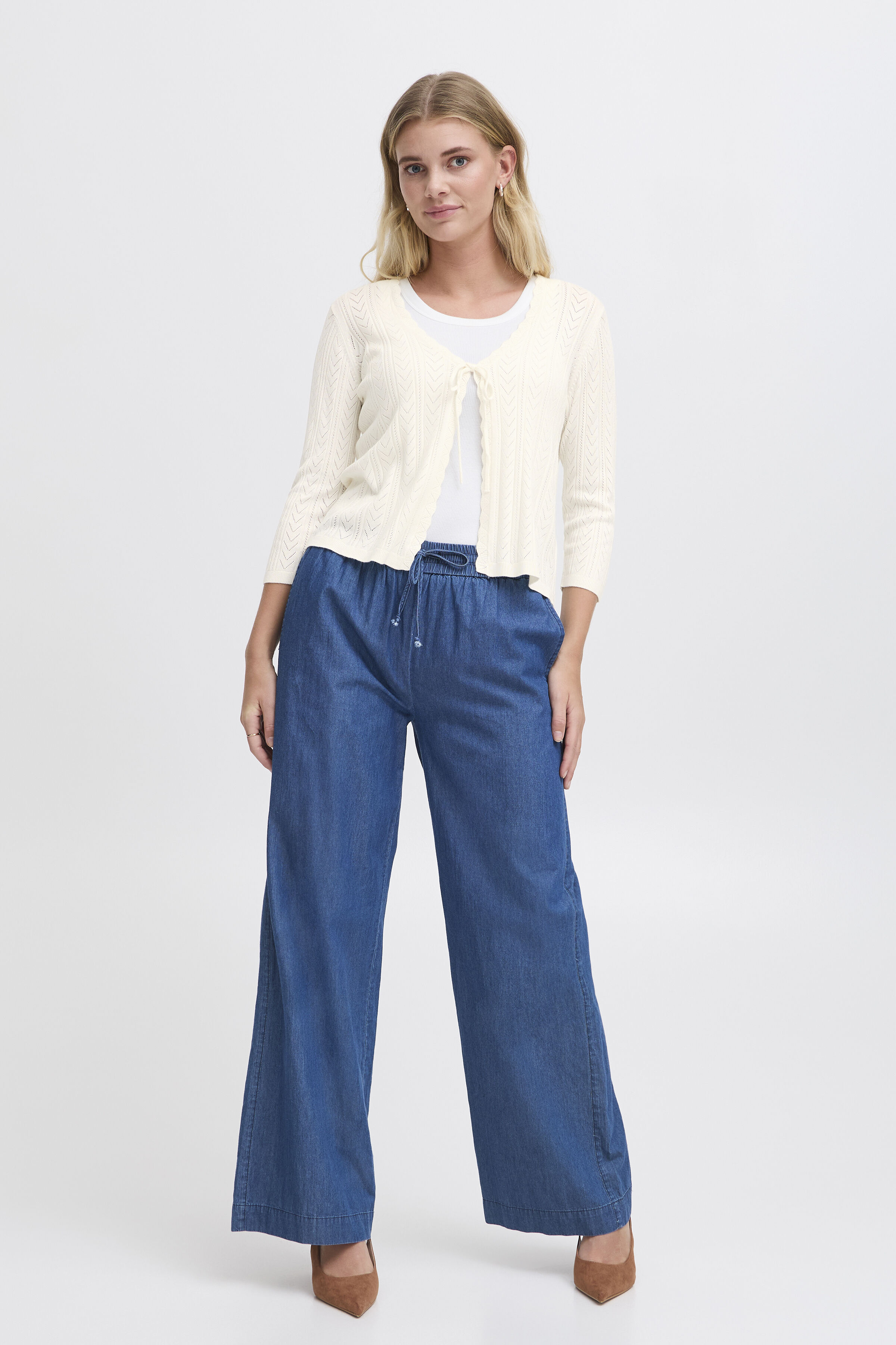 Tie Up Light Weight Cardigan