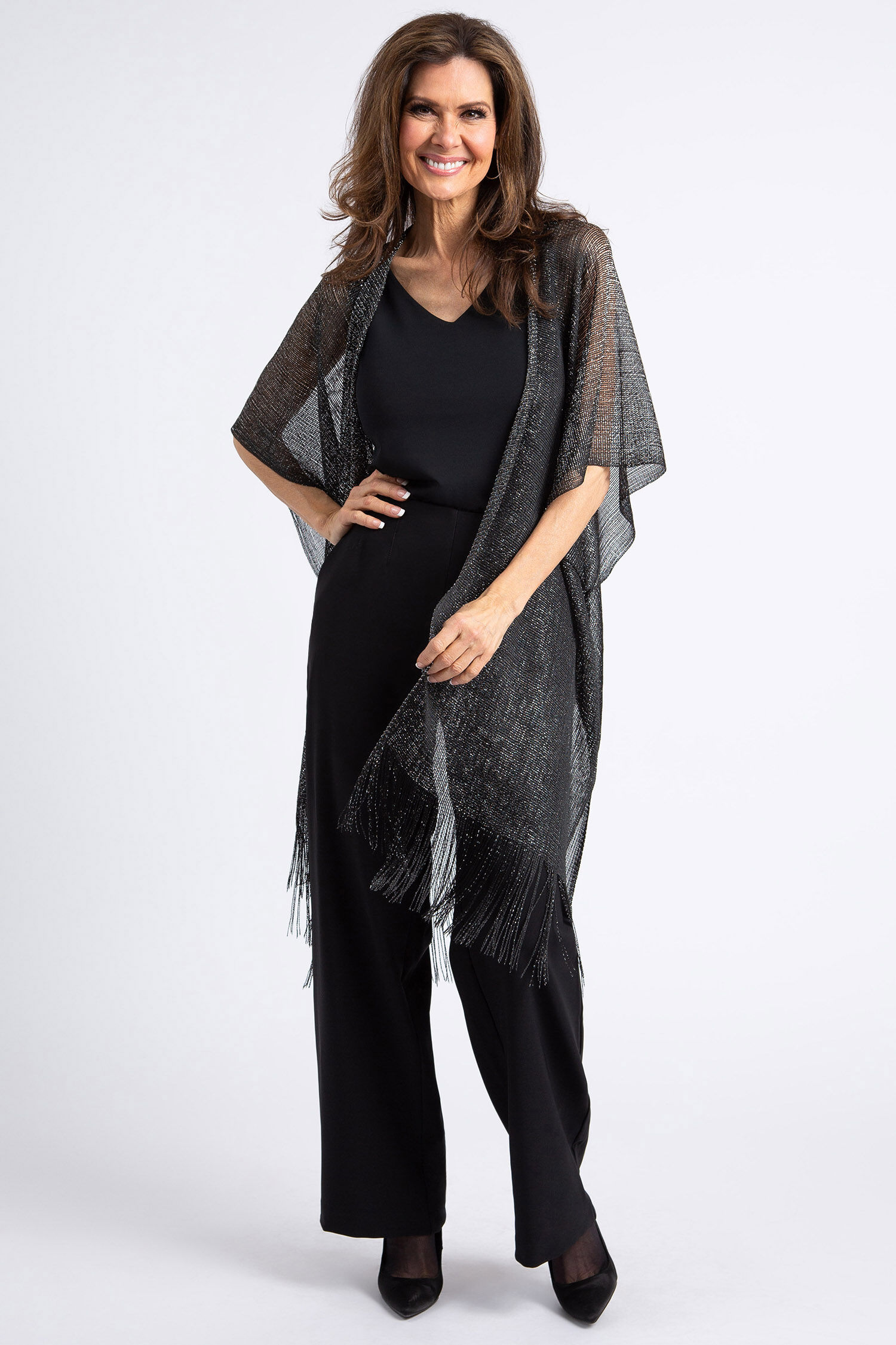 Lurex Ruana Scarf  Image 1